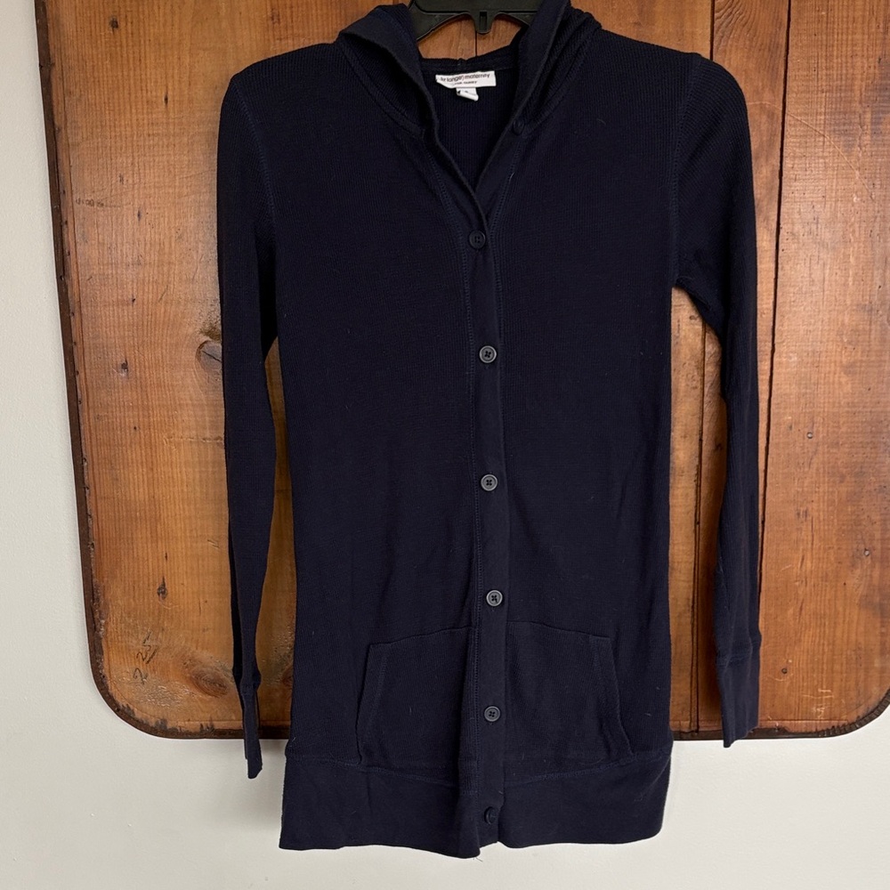 Liz Lange Deep Blue Maternity Sweater